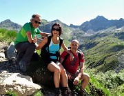 03 In alto il Cadelle, la nostra meta, dalla bocchetta a lato del Passo di Tartano